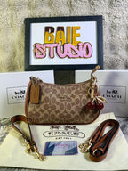 Coach Teri Shoulder Bag In Signature Canvas