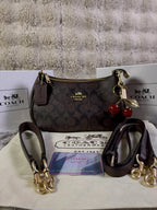Coach Teri Shoulder Bag In Signature Canvas